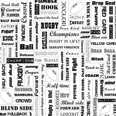 Stamping Station - Rugby Background Paper